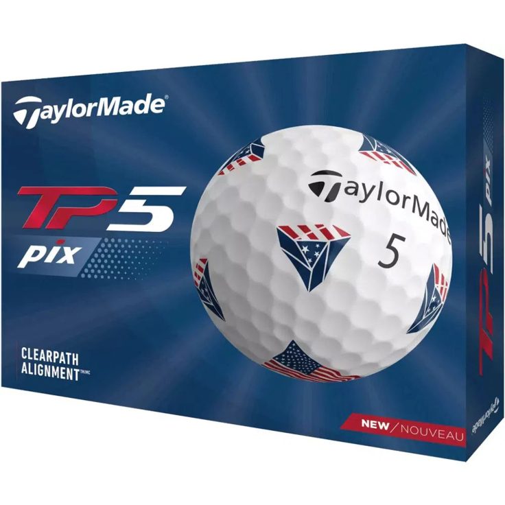 Taylormade TP5x Pix 2.0 USA Golf Balls